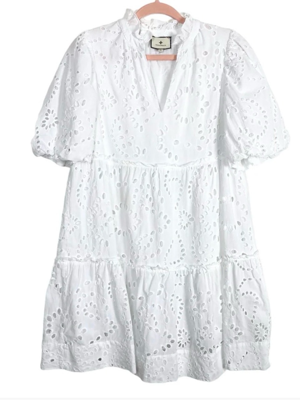 Tuckernuck White Eyelet Mini Dress - Picture 6 of 6